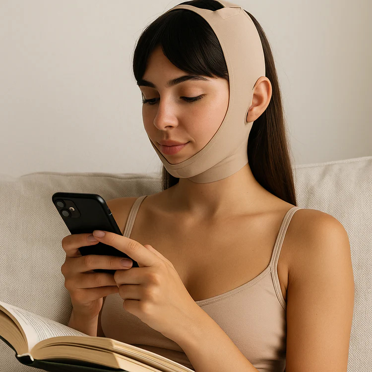 Plastic face bandage